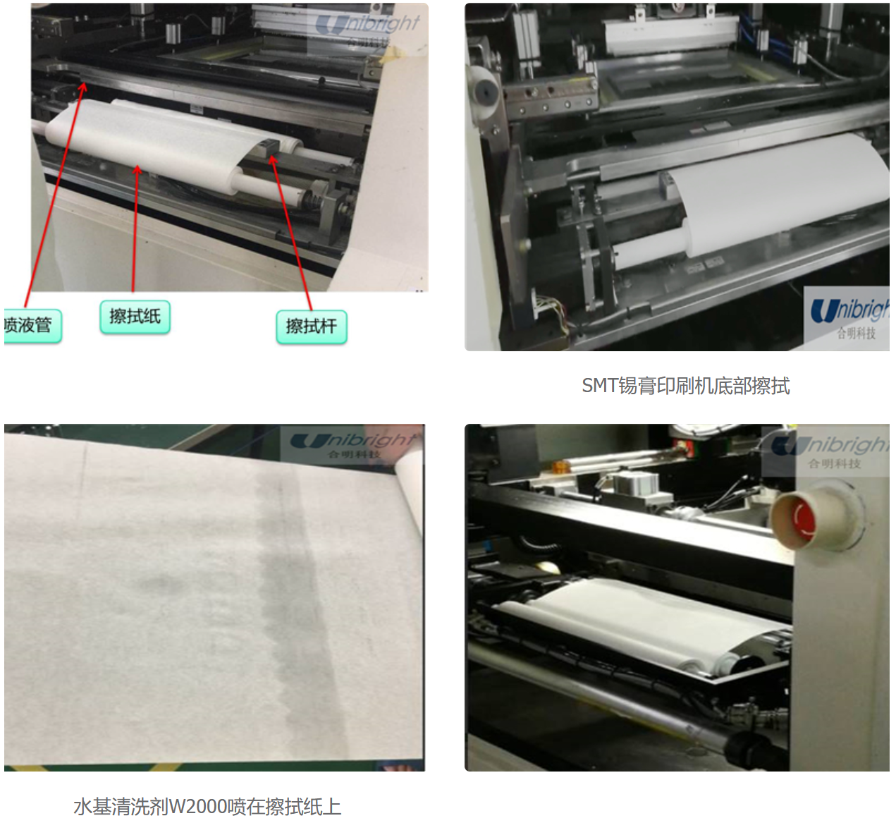 SMT錫膏印刷機(jī)底部擦拭